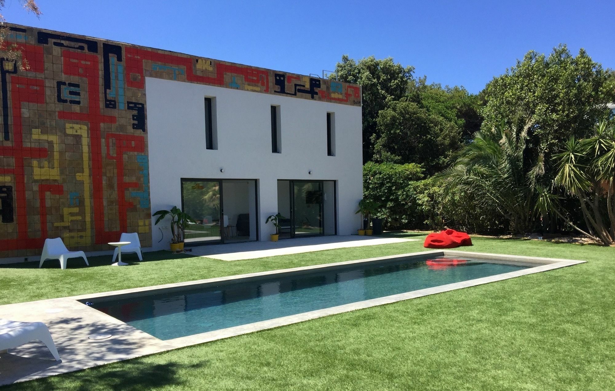 Le Cube Hotel Design A Hyeres Plage Avec Piscine Et Cuisine מראה חיצוני תמונה